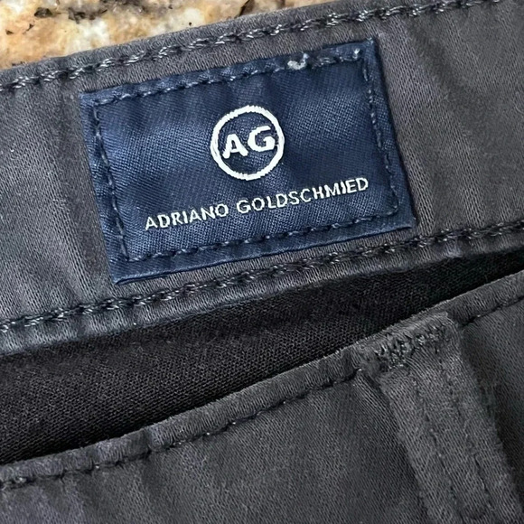 AG Adriano Goldschmied Womens Size 26R Gray Prima Mid Rise Cigarette Jeans Pants - Picture 5 of 9